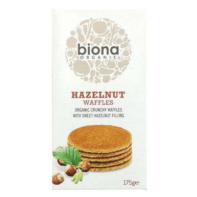 Biona Hazelnut Syrup Waffles - 175g - SoulBia