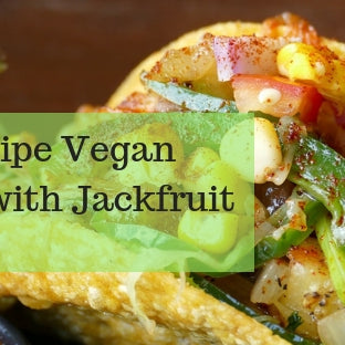 Simple recipe for vegan nachos made with jackfruit
