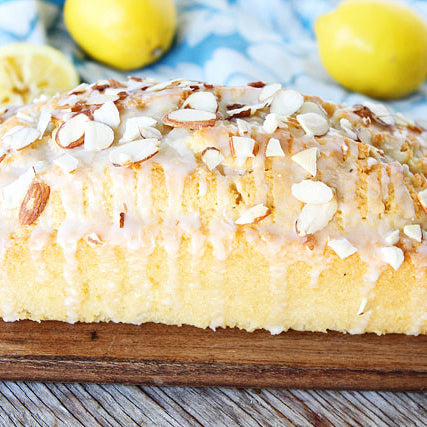 SoulBia recipe Boringly Good Almond Milk Lemon Drizzle Cake
