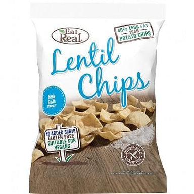 Eat Real Lentil Chips Sea Salt - SoulBia