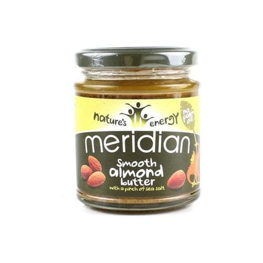 Meridian Smooth Almond Butter With a Pinch of Sea Salt - 170g - SoulBia