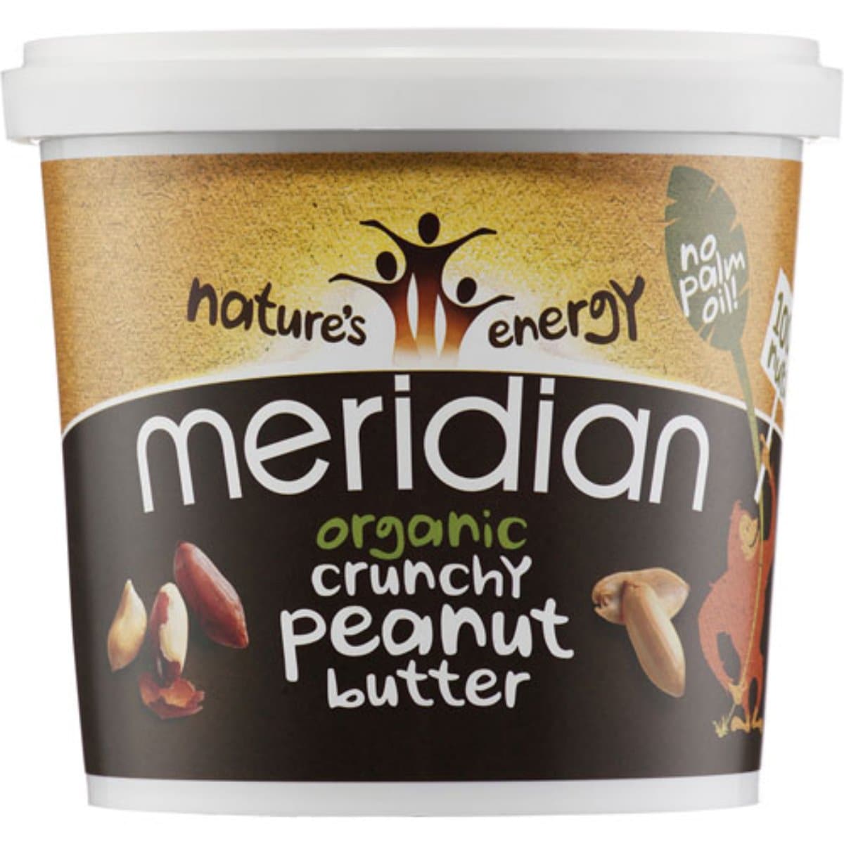 Meridian Peanut Butter Crunchy - 1 kg - SoulBia