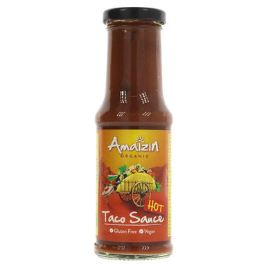 Amaizin Taco Sauce Hot - Organic -220g - SoulBia