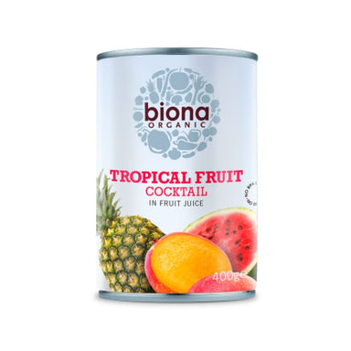 Biona Organic Tropical Fruit Cocktail In Fruit Juice - 400g