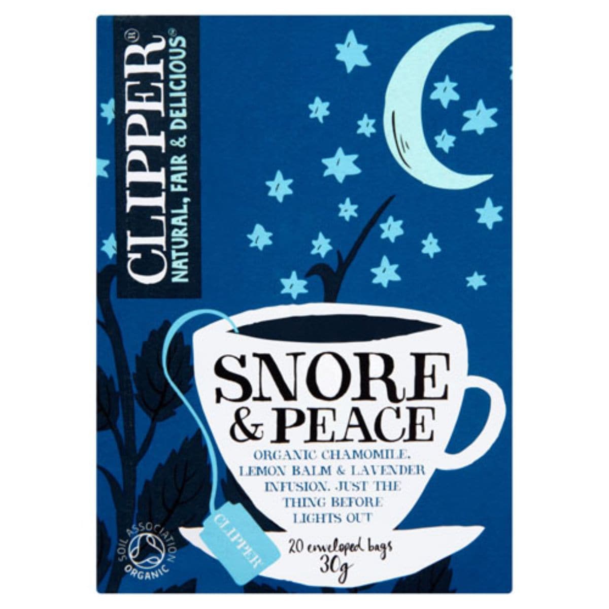 Clipper Snore & Peace Lemon Balm & Lavender Tea - 20 Bags