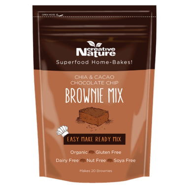 Creative Nature Chai & Cacao Chocolate Chip Brownie Mix  - 250g - SoulBia