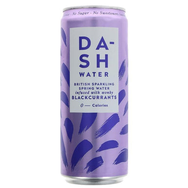 Dash Sparkling Blackcurrant Water - 330ml - SoulBia