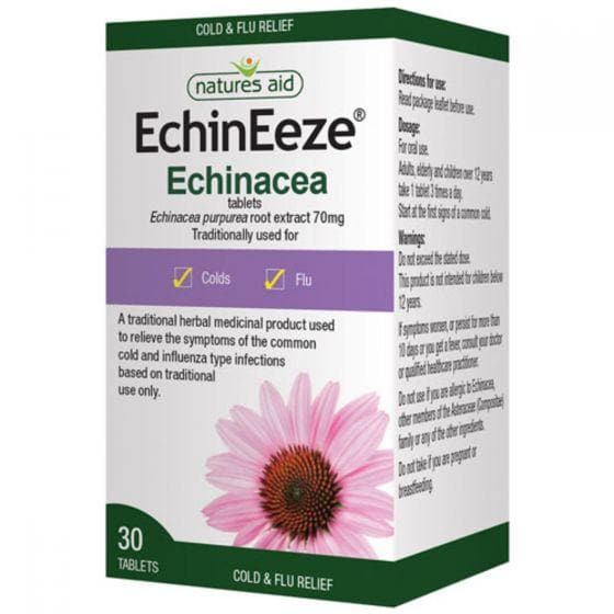 Natures Aid Echineeze 70mg (Echinacea) Tablets 90s - SoulBia