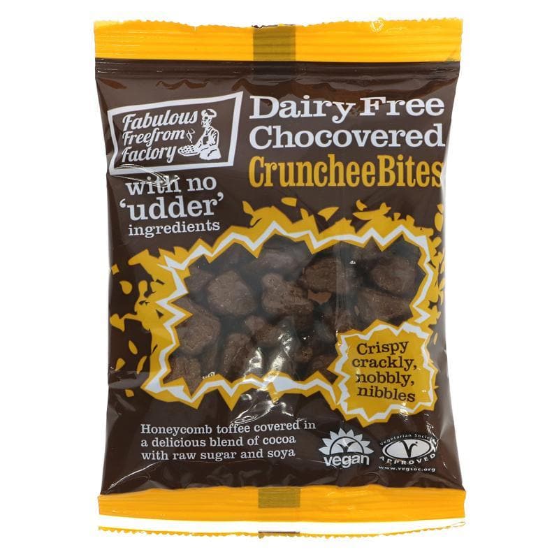 Fabulous Free From Factory Chocolate covered Crunchee Bites -  65g - SoulBia