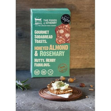 The Foods of Athenry- Gourmet Sodabread Toasts Honeyed Almond & Rosemary - 110g - SoulBia