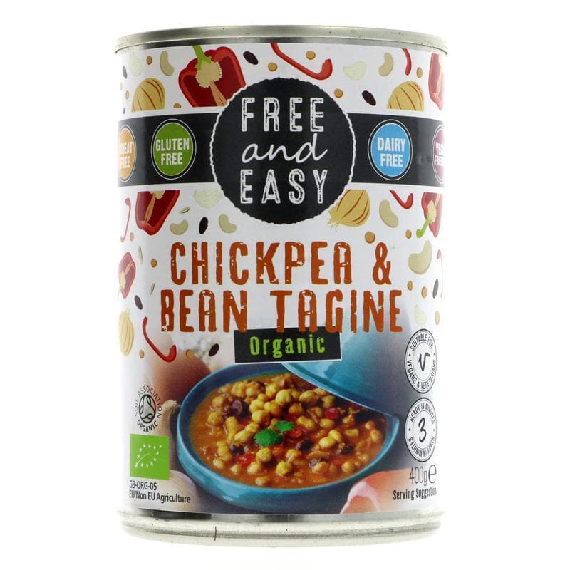 Free & Easy Chickpea & Bean Tangine - 400g - SoulBia