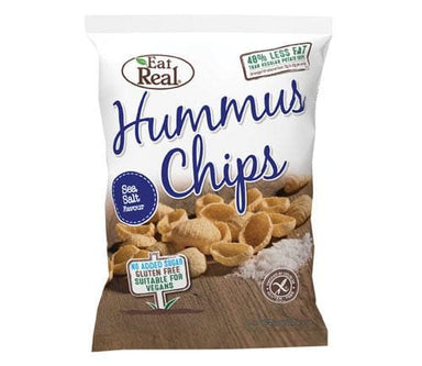 Eat Real Hummus Chips Sea Salt - 135g - SoulBia