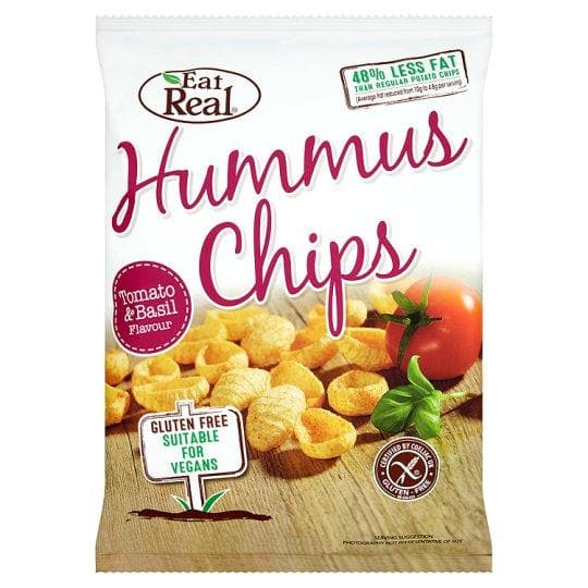 Eat Real Tomato & Basil Hummus Chips - SoulBia