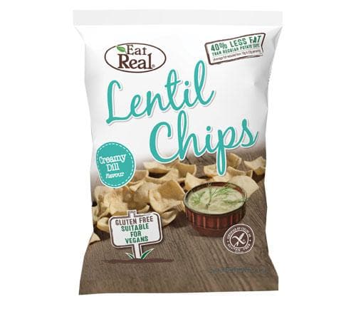 Eat Real Lentil Chips Creamy Dill - 113g - SoulBia