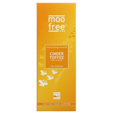 Moo Free Cinder Toffee Bar Organic- 80g