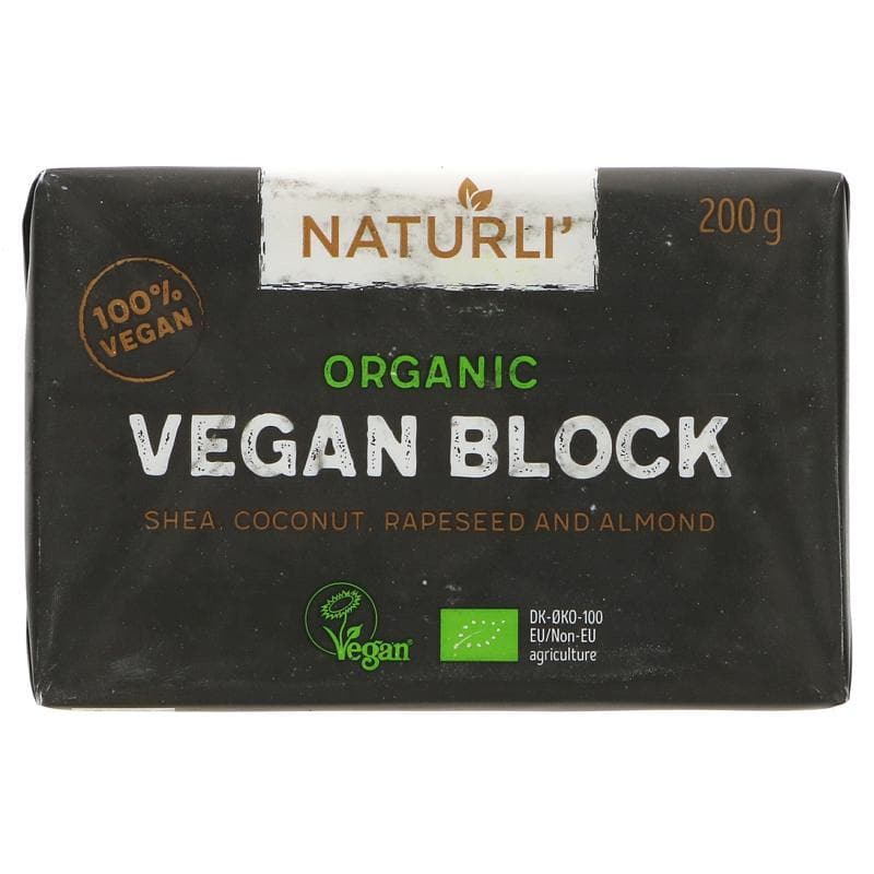 Naturli' Vegan Butter Block - 200g - SoulBia
