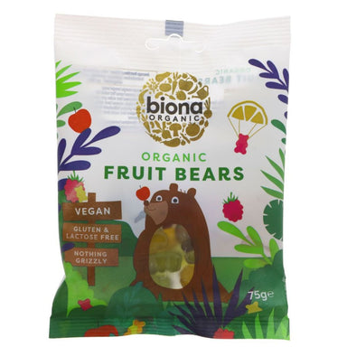Biona Mini Fruit Bears - Vegan 75g