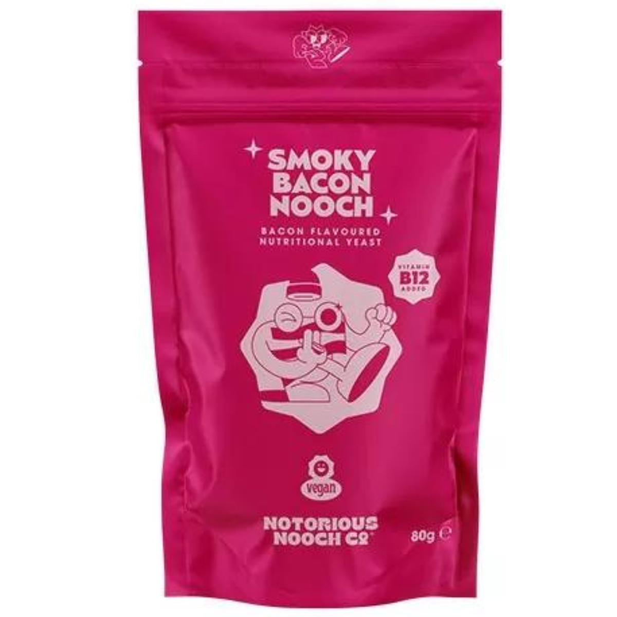 Notorious Nooch Nutritional Yeast with B12 Smoky Bacon - 80g