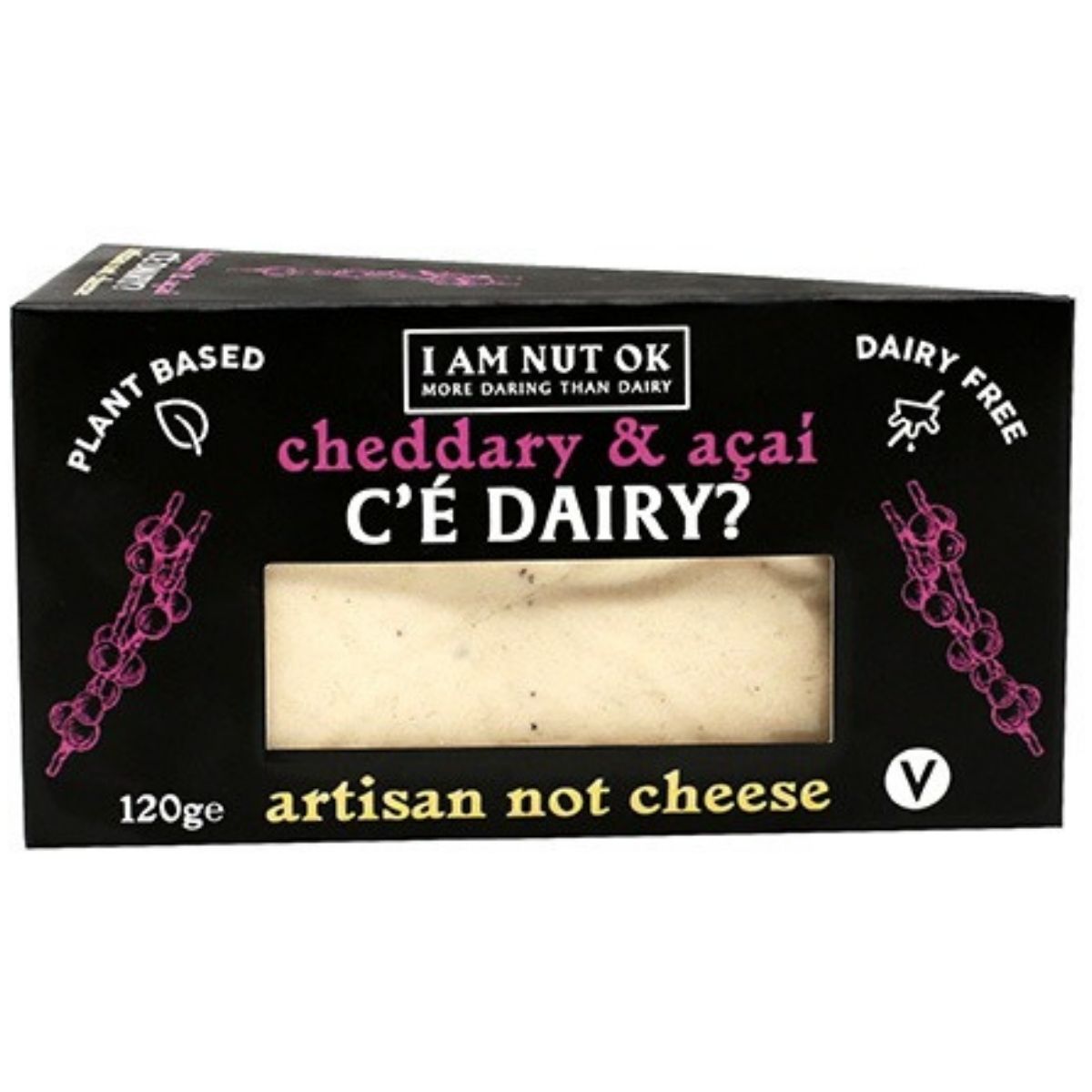 I Am Nut OK Wedge • C’è Dairy? (Cheddary & Açaí) - 120g