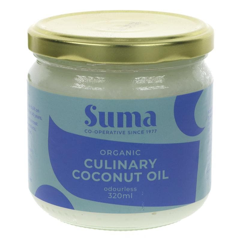 Suma Organic Odourless Coconut Oil - Culinary - 320g - SoulBia