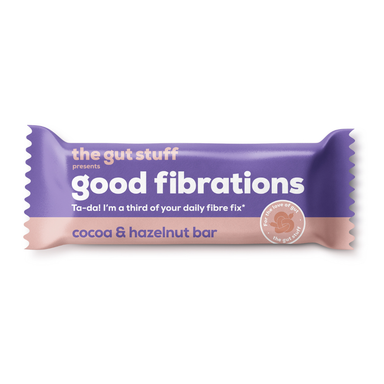 The Gut Stuff Good Fibrations Cocoa & Hazelnut Bar - 35g