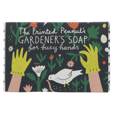 The Printed Peanut Gardeners Soap with Poppy Seed - 95g - SoulBia