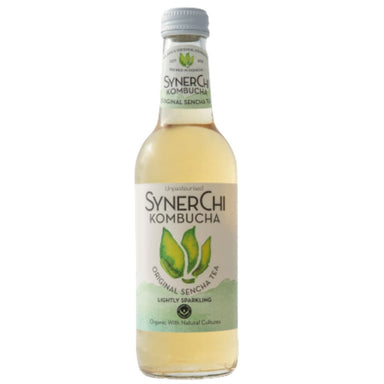 SynerChi Original Sencha Tea Kombucha 330ml (Organic, Dairy-Free, Gluten-Free)