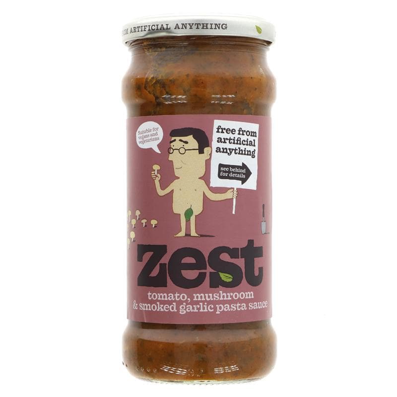 Zest Mushroom & Garlic Pasta Sauce - 340g - SoulBia