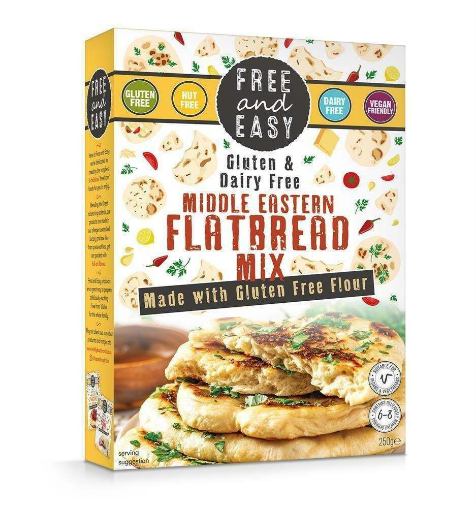 Free & Easy Gluten Free Middle Eastern Flatbread Mix 250g